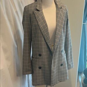 Rachel Zoe Houndstooth Blazer